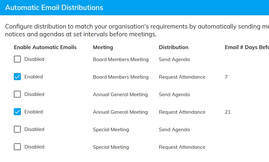 Set meeting notifications up with ease