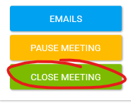 Close Meeting Button