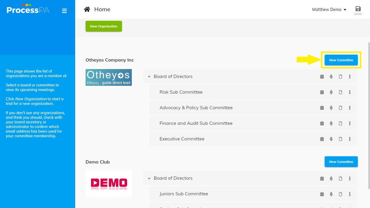 New Committee New Committee