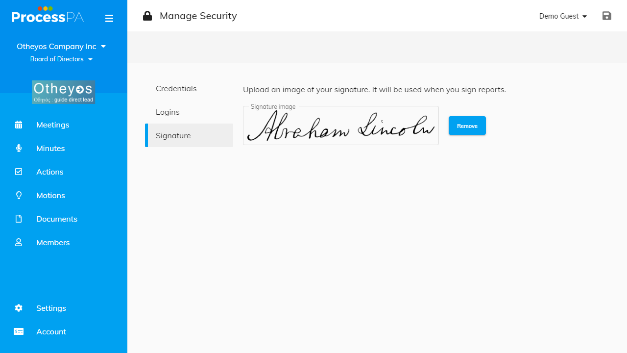 Signature Upload Signature Upload