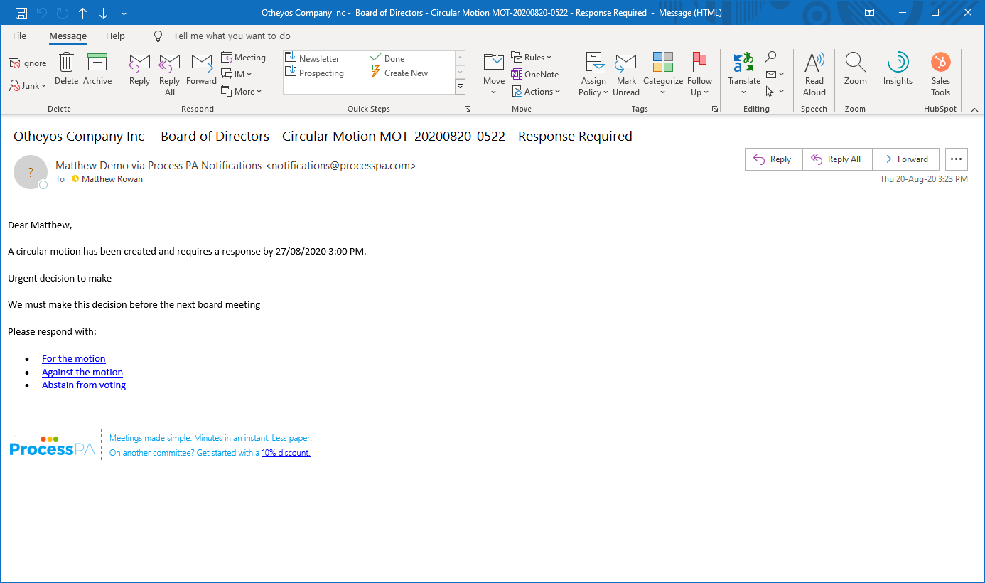 New Circular Email Circular Motion Email