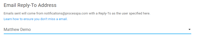 Email Reply-To Address Email Reply-To Address