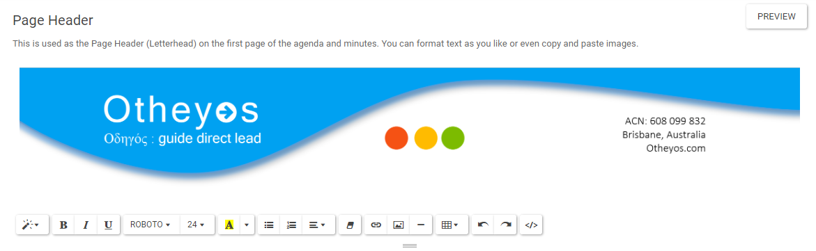 Page Header Page Header